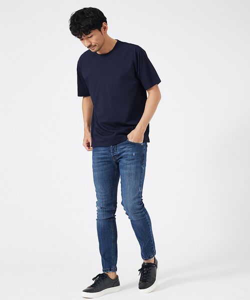 ABAHOUSE / アバハウス Tシャツ | 【通年生地使用】シルケット天竺 半袖Tシャツ | 詳細11