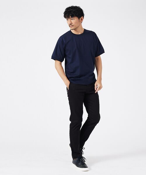 ABAHOUSE / アバハウス Tシャツ | 【通年生地使用】シルケット天竺ワイドリブ 半袖Tシャツ | 詳細12