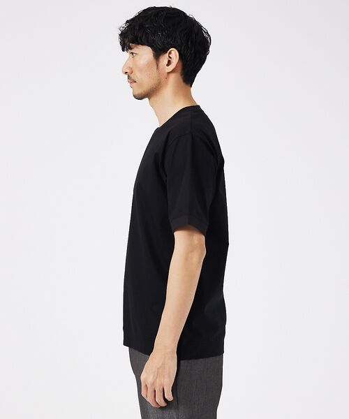 ABAHOUSE / アバハウス Tシャツ | 【通年生地使用】シルケット天竺ワイドリブ 半袖Tシャツ | 詳細14