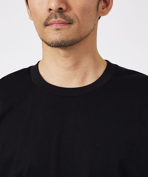 ABAHOUSE / アバハウス Tシャツ | 【通年生地使用】シルケット天竺ワイドリブ 半袖Tシャツ | 詳細16