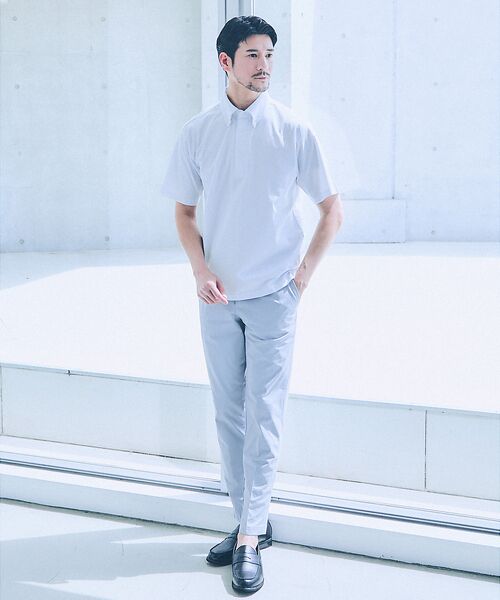 ABAHOUSE / アバハウス ポロシャツ | シルケット天竺 ボタンダウン ポロシャツ | 詳細5