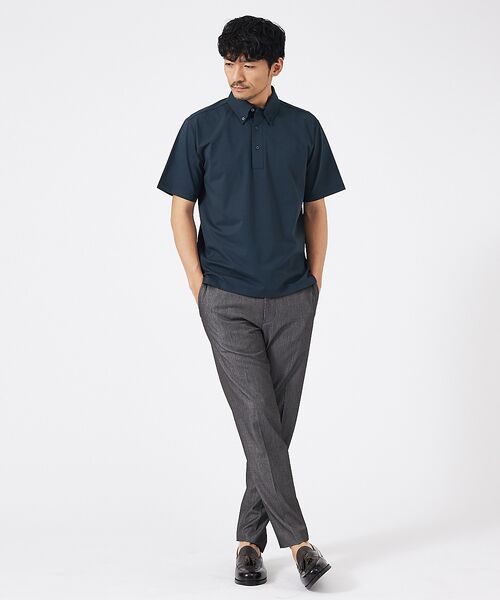ABAHOUSE / アバハウス ポロシャツ | シルケット天竺 ボタンダウン ポロシャツ | 詳細10