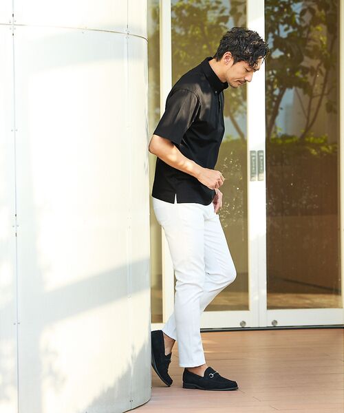 ABAHOUSE / アバハウス ポロシャツ | シルケット天竺 ボタンダウン ポロシャツ | 詳細13