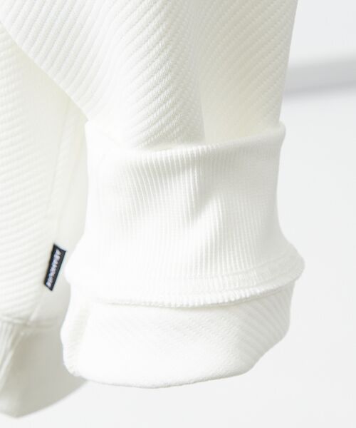 ABAHOUSE / アバハウス スウェット | ドットツイル ダンボール クルーネック プルオーバー | 詳細5