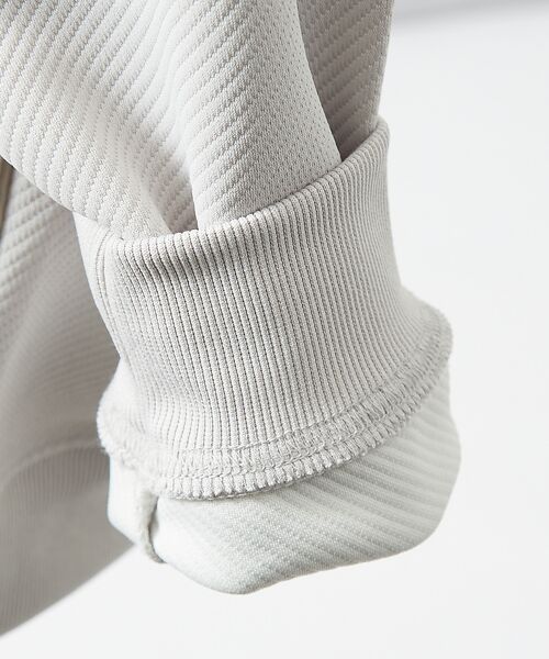 ABAHOUSE / アバハウス スウェット | ドットツイル ダンボール クルーネック プルオーバー | 詳細13