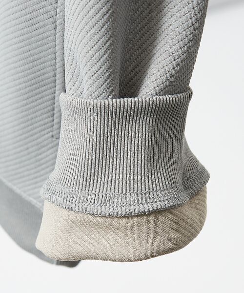 ABAHOUSE / アバハウス スウェット | ドットツイル ダンボール クルーネック プルオーバー | 詳細15