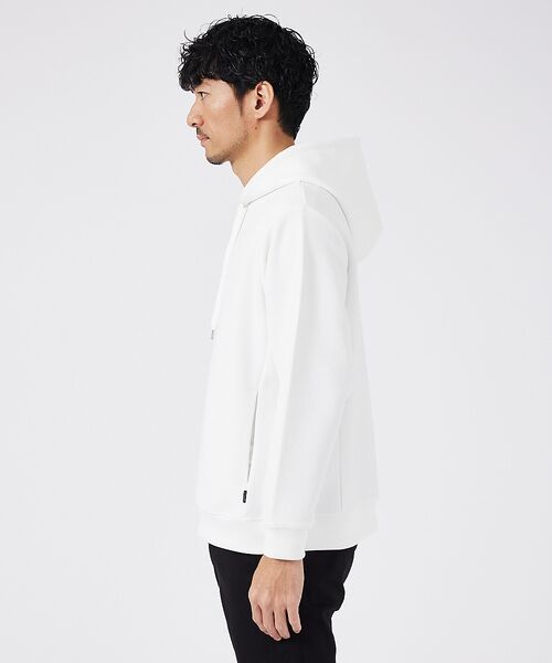 ABAHOUSE / アバハウス パーカー | ドットツイル ダンボール プルパーカー | 詳細1