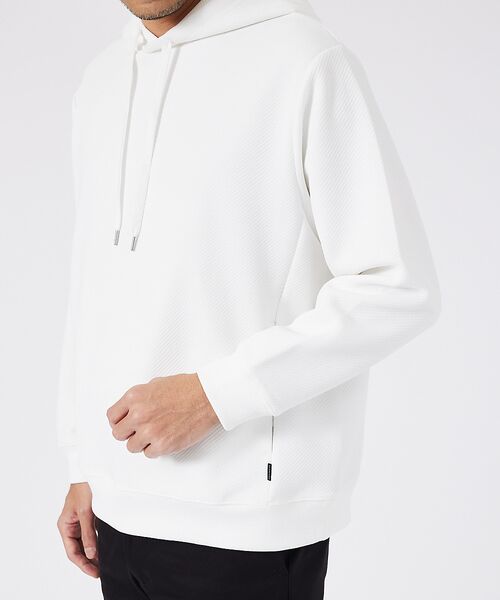 ABAHOUSE / アバハウス パーカー | ドットツイル ダンボール プルパーカー | 詳細4