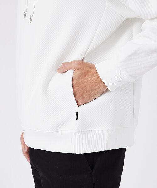 ABAHOUSE / アバハウス パーカー | ドットツイル ダンボール プルパーカー | 詳細5