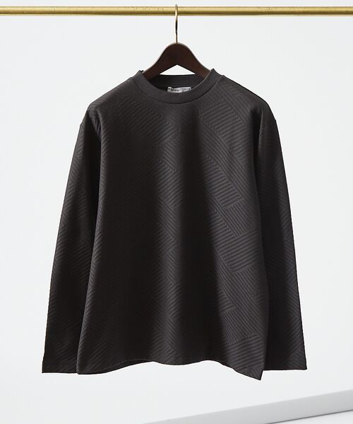 ABAHOUSE / アバハウス Tシャツ | ジオメトリックリンクス 長袖Tシャツ | 詳細7