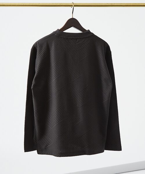 ABAHOUSE / アバハウス Tシャツ | ジオメトリックリンクス 長袖Tシャツ | 詳細8