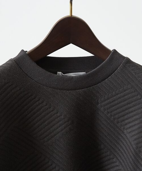 ABAHOUSE / アバハウス Tシャツ | ジオメトリックリンクス 長袖Tシャツ | 詳細9