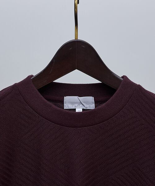 ABAHOUSE / アバハウス Tシャツ | ジオメトリックリンクス 長袖Tシャツ | 詳細14