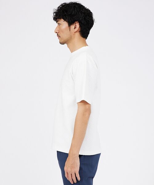 ABAHOUSE / アバハウス Tシャツ | ジオメトリックリンクス 半袖Tシャツ | 詳細2