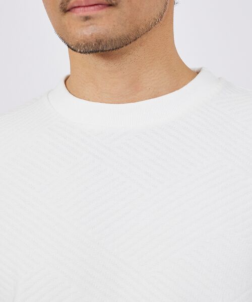 ABAHOUSE / アバハウス Tシャツ | ジオメトリックリンクス 半袖Tシャツ | 詳細4