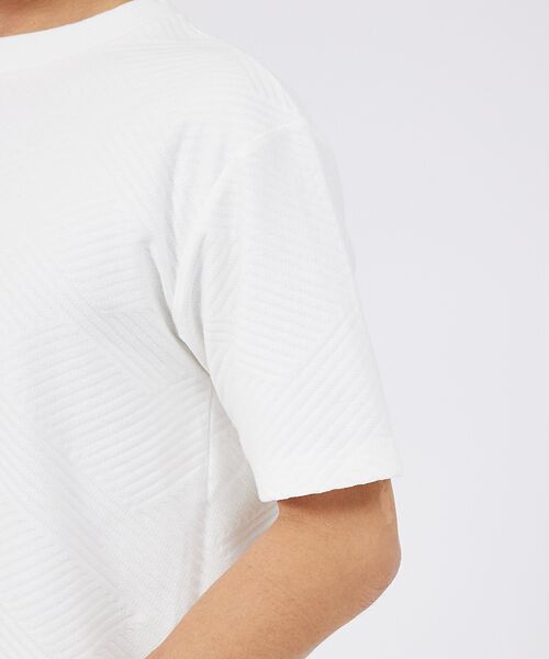 ABAHOUSE / アバハウス Tシャツ | ジオメトリックリンクス 半袖Tシャツ | 詳細5