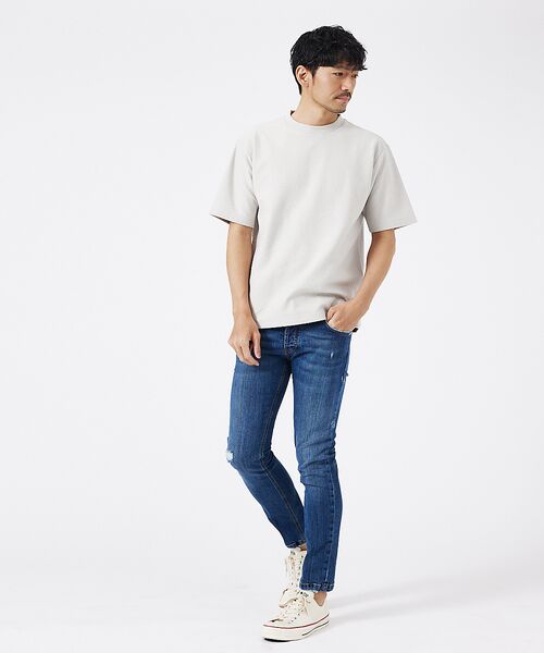 ABAHOUSE / アバハウス Tシャツ | ジオメトリックリンクス 半袖Tシャツ | 詳細11