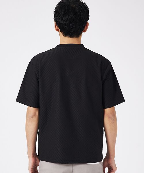 ABAHOUSE / アバハウス Tシャツ | ジオメトリックリンクス 半袖Tシャツ | 詳細16