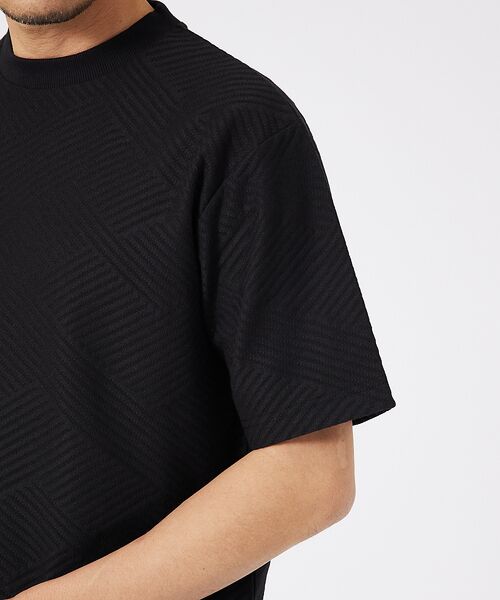 ABAHOUSE / アバハウス Tシャツ | ジオメトリックリンクス 半袖Tシャツ | 詳細18