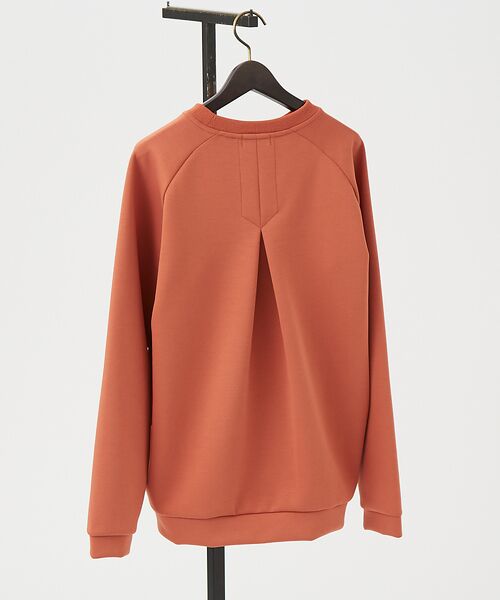 ABAHOUSE / アバハウス スウェット | 【インバーテッドプリーツ】 ダンボールニット プルオーバー / クルーネック ス | 詳細1