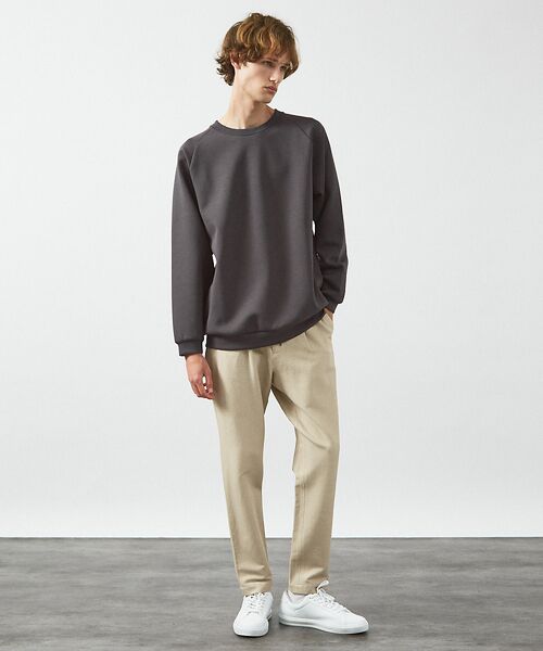 ABAHOUSE / アバハウス スウェット | 【インバーテッドプリーツ】 ダンボールニット プルオーバー / クルーネック ス | 詳細8