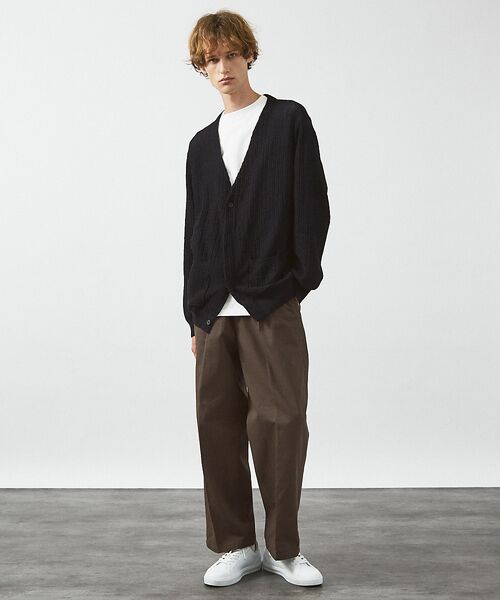 ABAHOUSE / アバハウス カーディガン・ボレロ | 【メッシュニット】ドライタッチ 比翼 カーディガン / シアーカーディガン | 詳細14