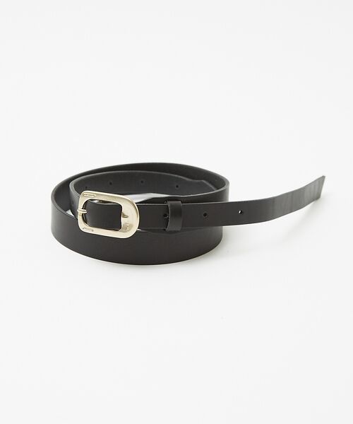 ABAHOUSE/アバハウス 【i`m here/アイムヒアー】Pulltab BELT / レザーベルト ブラック F ABAHOUSE/アバハウス 【i`m here/アイムヒアー】Pulltab BELT / レザーベルト ブラック F