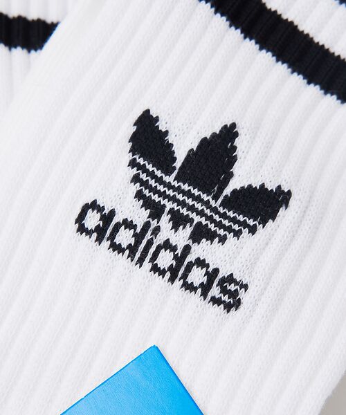 ABAHOUSE / アバハウス ソックス | 【adidas / アディダス】ミッドカット クルーソックス 3足組 | 詳細3