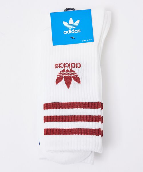 ABAHOUSE / アバハウス ソックス | 【adidas / アディダス】ミッドカット クルーソックス 3足組 | 詳細9