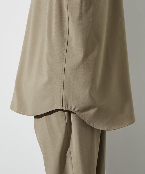 ABAHOUSE / アバハウス シャツ・ブラウス | 【セットアップ対応】Vネック スキッパー シャツ / イージーケア / ストレッ | 詳細8