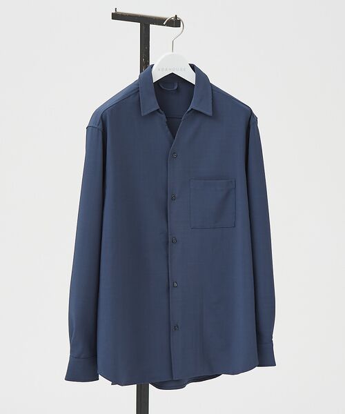 ABAHOUSE / アバハウス シャツ・ブラウス | 【セットアップ対応】Vネック スキッパー シャツ / イージーケア / ストレッ | 詳細21