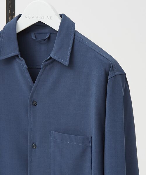 ABAHOUSE / アバハウス シャツ・ブラウス | 【セットアップ対応】Vネック スキッパー シャツ / イージーケア / ストレッ | 詳細22