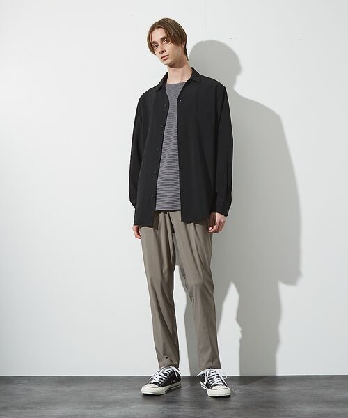 ABAHOUSE / アバハウス シャツ・ブラウス | 【セットアップ対応】Vネック スキッパー シャツ / イージーケア / ストレッ | 詳細25