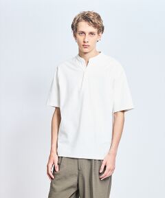 ABAHOUSE / アバハウス Tシャツ | 【接触冷感】Vネック スキッパーTシャツ/ヘンリーネック/COVEROSS(R)