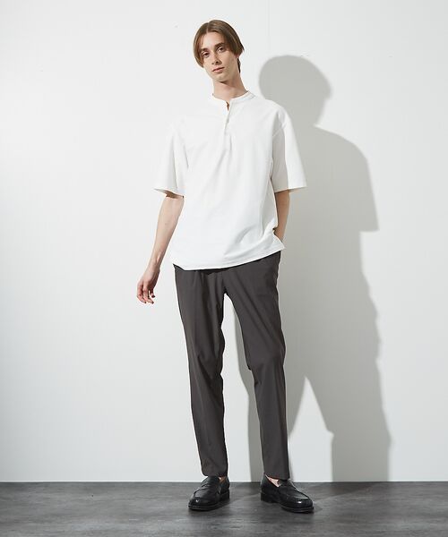 ABAHOUSE / アバハウス Tシャツ | 【接触冷感】Vネック スキッパーTシャツ/ヘンリーネック/COVEROSS(R) | 詳細10