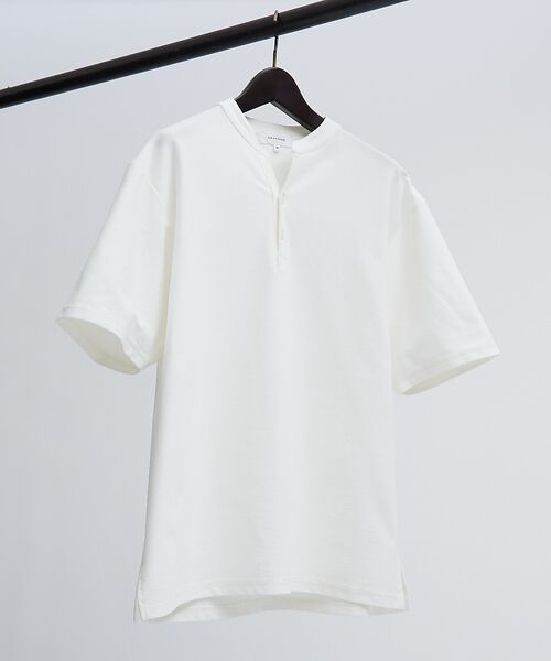 ABAHOUSE / アバハウス Tシャツ | 【接触冷感】Vネック スキッパーTシャツ/ヘンリーネック/COVEROSS(R) | 詳細2