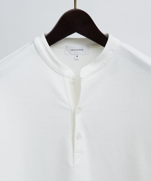 ABAHOUSE / アバハウス Tシャツ | 【接触冷感】Vネック スキッパーTシャツ/ヘンリーネック/COVEROSS(R) | 詳細4