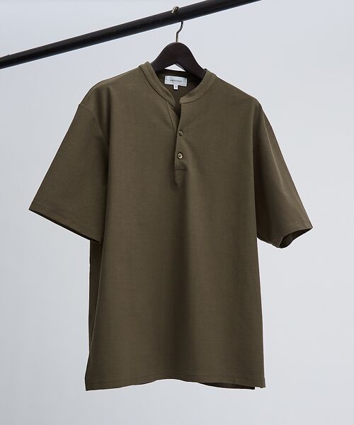 ABAHOUSE / アバハウス Tシャツ | 【接触冷感】Vネック スキッパーTシャツ/ヘンリーネック/COVEROSS(R) | 詳細17