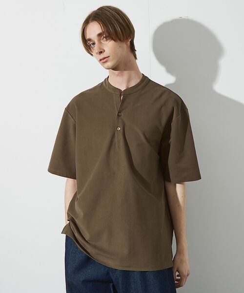 ABAHOUSE / アバハウス Tシャツ | 【接触冷感】Vネック スキッパーTシャツ/ヘンリーネック/COVEROSS(R) | 詳細19