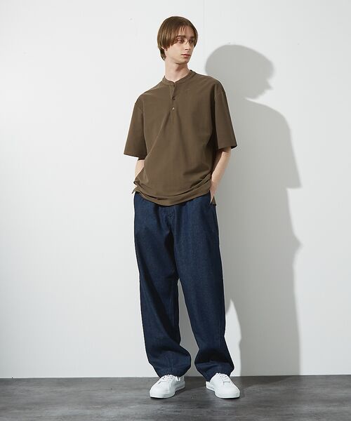 ABAHOUSE / アバハウス Tシャツ | 【接触冷感】Vネック スキッパーTシャツ/ヘンリーネック/COVEROSS(R) | 詳細20