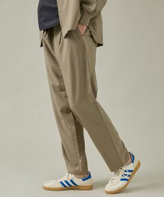 ABAHOUSE / アバハウス パンツ | 【セットアップ対応】1タックテーパード イージーパンツ / イージーケア / ス