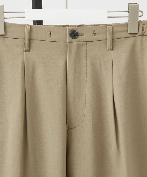 ABAHOUSE / アバハウス パンツ | 【セットアップ対応】1タックテーパード イージーパンツ / イージーケア / ス | 詳細11