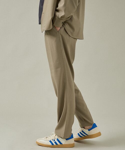 ABAHOUSE / アバハウス パンツ | 【セットアップ対応】1タックテーパード イージーパンツ / イージーケア / ス | 詳細12