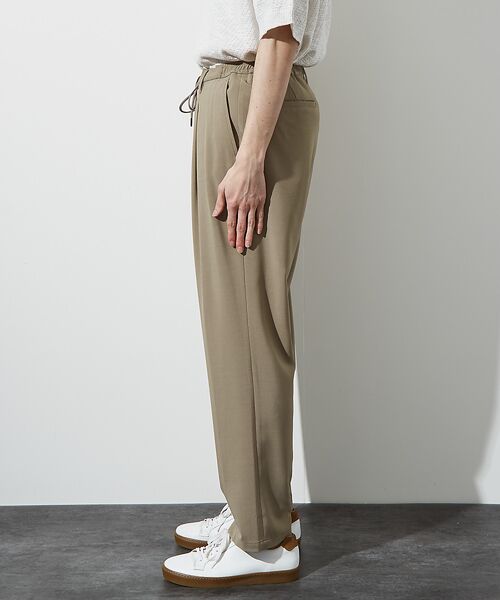 ABAHOUSE / アバハウス パンツ | 【セットアップ対応】1タックテーパード イージーパンツ / イージーケア / ス | 詳細3