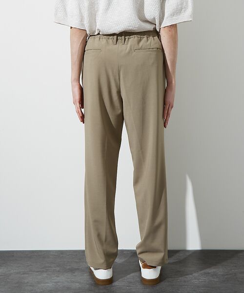 ABAHOUSE / アバハウス パンツ | 【セットアップ対応】1タックテーパード イージーパンツ / イージーケア / ス | 詳細4