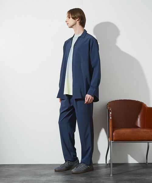 ABAHOUSE / アバハウス パンツ | 【セットアップ対応】1タックテーパード イージーパンツ / イージーケア / ス | 詳細19