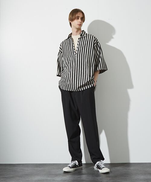 ABAHOUSE / アバハウス パンツ | 【セットアップ対応】1タックテーパード イージーパンツ / イージーケア / ス | 詳細25