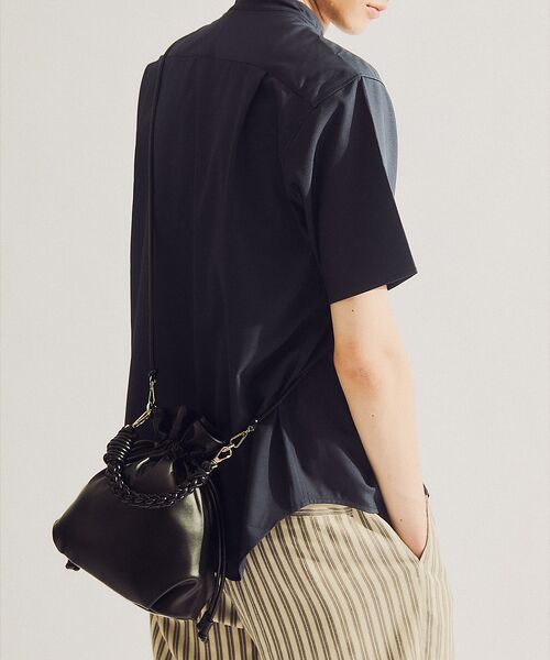 ABAHOUSE / アバハウス ショルダーバッグ | 【マルチウェイ】 フェイクレザー 巾着ショルダーバッグ / ユニセックス | 詳細16