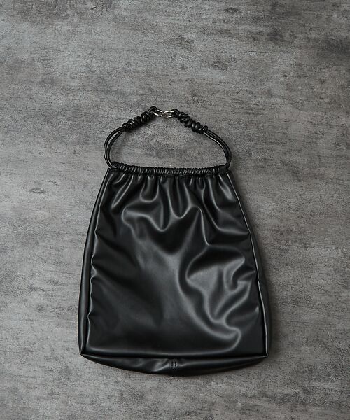 ABAHOUSE / アバハウス リュック・バックパック | 【マルチウェイ】 フェイクレザー 巾着ナップサック / ショルダーバッグ / ユ | 詳細22