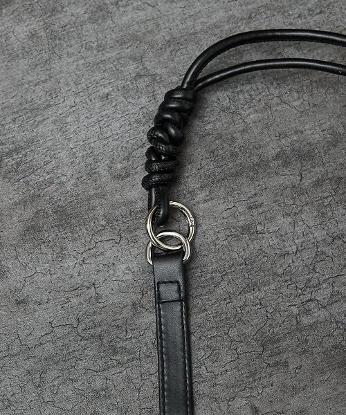 ABAHOUSE / アバハウス リュック・バックパック | 【マルチウェイ】 フェイクレザー 巾着ナップサック / ショルダーバッグ / ユ | 詳細25